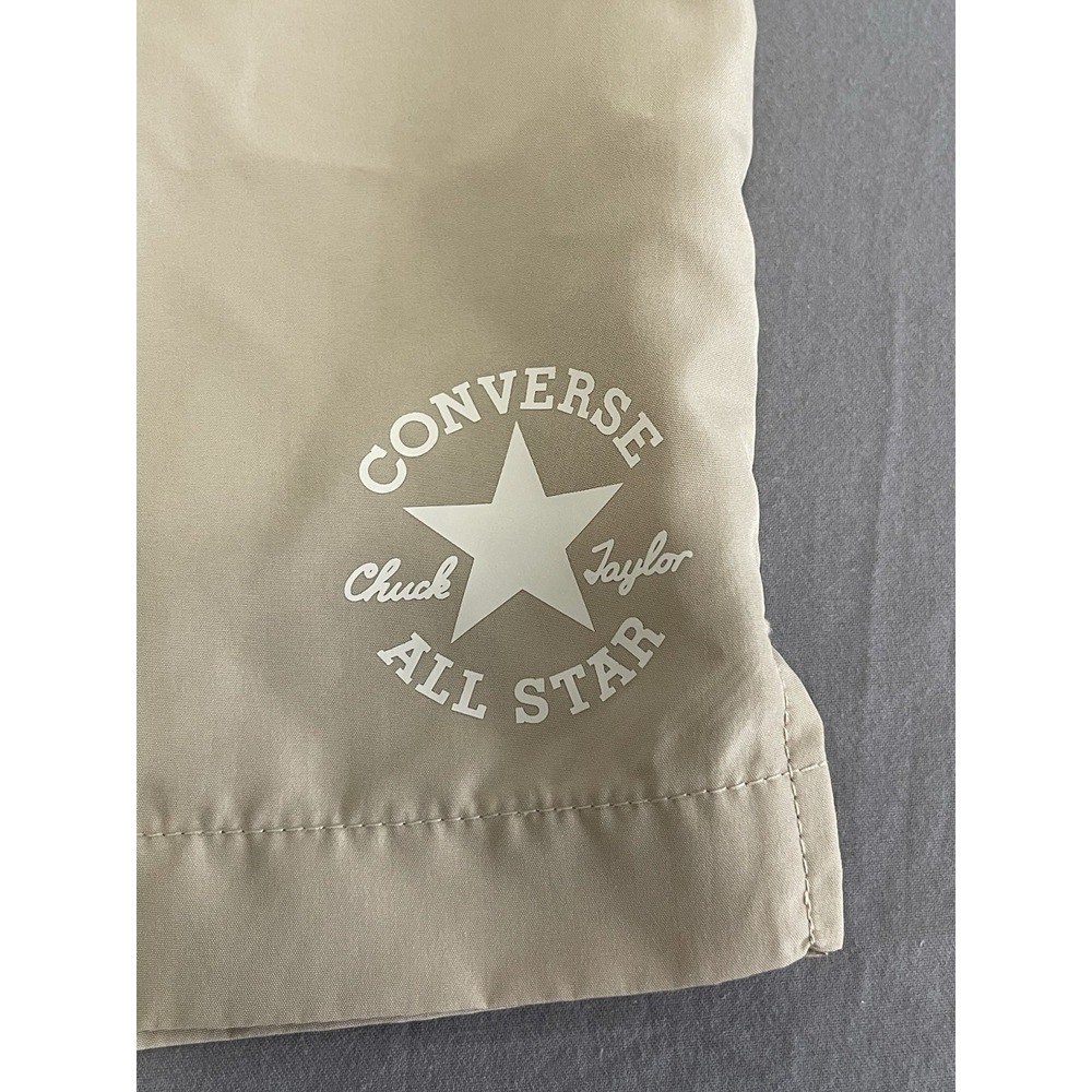 Converse Chuck Taylor All Star Kids Shorts Khaki Tan‎ Size 7 F915-X9U 224 - Picture 2 of 5